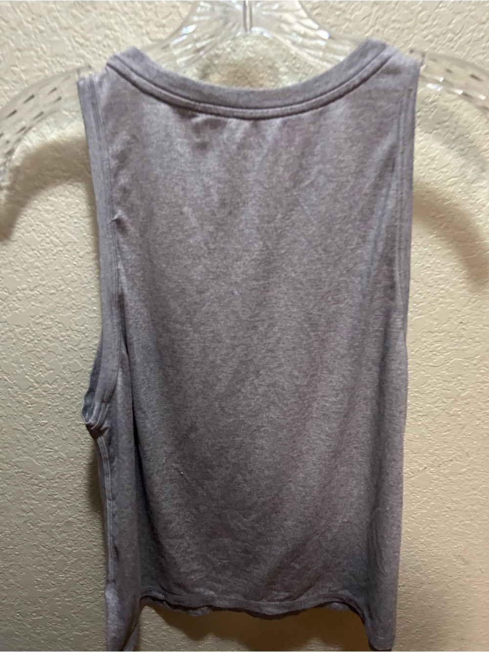 Athleta Heathered Light Gray Sleeveless Tank - Picture 5 of 5